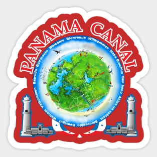 panama canal Sticker